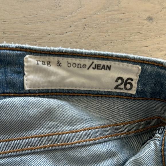 Rag and Bone Ripped Knee Skinny Jeans - Picture 6 of 7